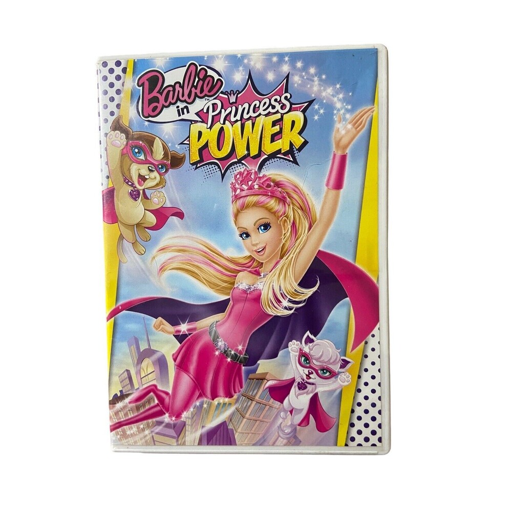 Barbie in Princess Power DVD with Tall Case Animated Movie